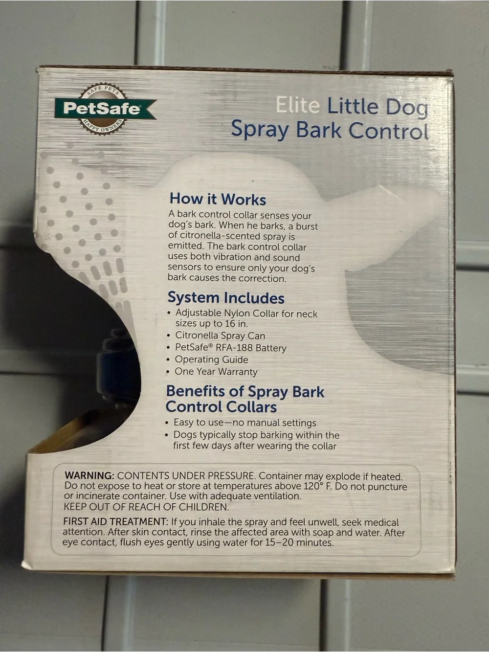 PetSafe spray bark